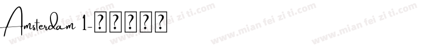 Amsterdam 1字体转换